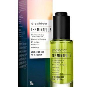 Smashbox, The Mindful 5 Nourishing Face Primer Serum, 1 Fl Oz/30 ML, NATURAL